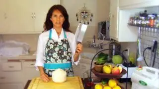 How to Easily Open a Young Thai Coconut by Elaina Love