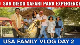 🇺🇸 San Diego Safari Park Experience | Giant Suburban SUV Ride | USA Family Vlog Day 2