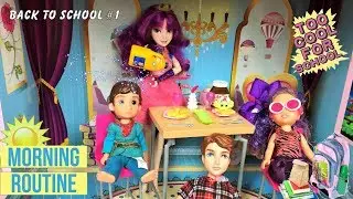 Mal and Ben Family Back To School Morning Routine - Evie - Toys & Dolls - Descendants 3 -