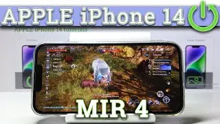 ❗️ iPhone 14 - MIR4 - MMORPG Open World TEST | GAMING TEST 🔥 | Apple A15 Bionic | iOS 16