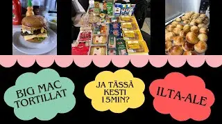 BIG MAC TORTILLAT / ILTA-ALE / T&Auml;M&Auml; J&Auml;&Auml; USEIN SIIVOAMATTA / LAPSIPERHE