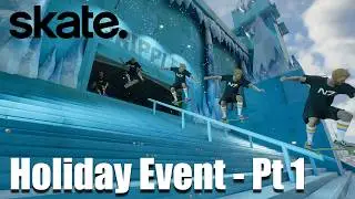 Skating The Ice Castle! | Holiday Event - Skate (Skate 4)