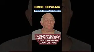 GREG DEPALMA | Caught On Wire | Listen to Audio & see Transcripts #gambinofamily