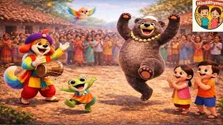 कालू मदारी आया | Kalu Madari Aaya | Hindi Kids Rhymes | Nursery Song | Kids Song | Hiindirhymes 
