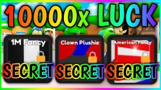 Hatching SECRETS With 10000x LUCK In Toy Clicking Simulator!