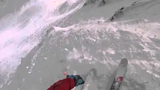 Breckenridge Lake Chutes, Vertical Cornice