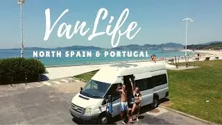 Van Life Portugal and North Spain / Minibus Camper Conversion / Europe Road Trip Ep2 / UK Couple