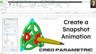 Creo Parametric - How to Create a Snapshot Animation (DAO)