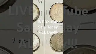 Live YouTube Sale Selling #coin #silver #gold #currency #auction #coins #preciousmetals #auction