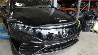 Mercedes EQS 580 відправили на цвинтар до його колєгів #autokick #automobile #reels #diyprojects