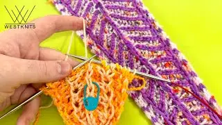 Brioche Centered Decrease Tutorial