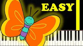 🦋🐞🐝 Super Simple Songs Butterfly Ladybug Bumblebee Piano Tutorial 🎹
