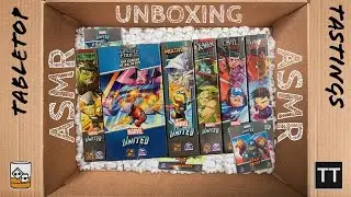 Marvel United Multiverse Kickstarter Pledge #Unboxing #Satisfying #ASMR #boardgames