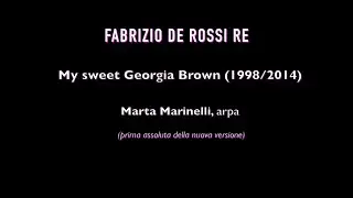 Fabrizio De Rossi Re - My sweet Georgia Brown