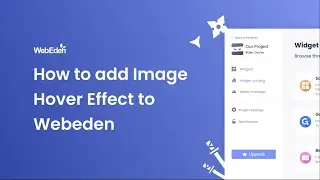 How to add a Image Hover Effect to WebEden
