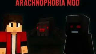 Minecraft Arachnophobia Mod Gameplay with notmeonhere