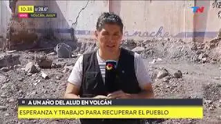 A un año del alud en Volcán
