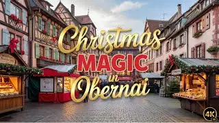 This Alsace Town Feels Unreal at Christmas 🎄 | Obernai Christmas Walk (4K, No Talking)