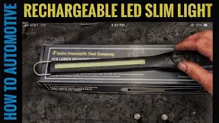 This Slim Led Light From AstroIs Both Powerful And Rechargeable.