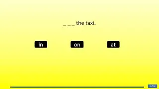 At - In - On:  For Place - Quiz   Set 001