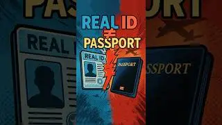 REAL ID &ne; PASSPORT ✈️