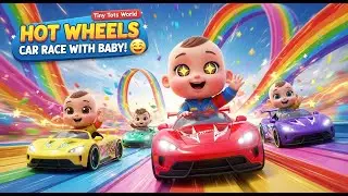 Hot Wheels Car Race with Baby 🚗💨 | Fun Toddler Song