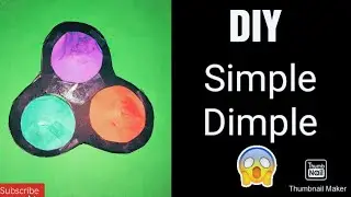 How to make a paper simple dimple| paper| diy| fidget toys| pop it| simple dimple| youtube shorts|