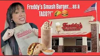 Burger Or TACO ??!! Freddy’s says BOTH 🤯😋🍔🌮