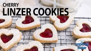 How To Make Cherry Linzer Cookies