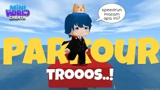 Mencoba Speedrun di Map Parkour yang Mudah Ini | Mini World Creata Indonesia