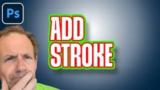 How To Add STROKES / OUTLINE To Text In Photoshop
