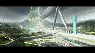 Solarpunk Music : Future World Music :Synthwave Cyberpunk Music         Relaxing Space Ambient Music