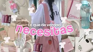 📚Cosas que debes llevar en tu mochila escolar | Todo lo que Necesitas para mantenerte Organizada