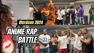 Anime rap battle competition at blerd con 2024 - friedchopstick rappers -  I was here for it