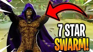 SWARM 7 STAR 6 RED STAR RANK UP & GAMEPLAY! - MARVEL Strike Force - MSF