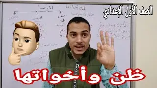 ظن وأخواتها _ نحو الصف الأول الإعدادي _ أحمد محمد عبد الجواد