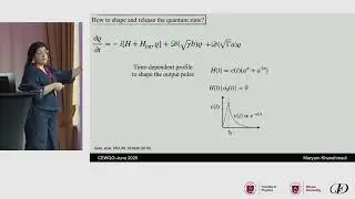 Maryam Khanahmadi (CTH) – Environment-Assisted Generation of Bosonic Wavepacket Quantum States