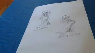 Winx club drawing- ( Regal ) Bloom and Stella