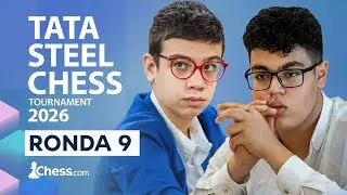 Tata Steel Chess 2026 | Ronda 9 | Faustino Oro, Ivanchuk, Gukesh, Giri, Erigaisi....