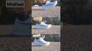 ASICS Magic speed 4 footstrike comparison, which type are you? 👟  #running #jogging #runningshoes