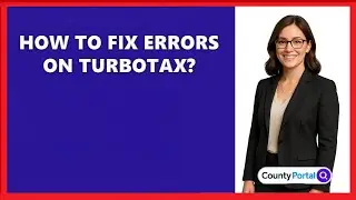 How To Fix Errors On Turbotax?