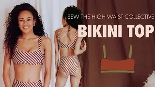 DIY Bikini top sewing pattern | No serger required | DIY swimwear | sewing patterns Australia | Sew