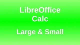 LibreOffice Calc - Large and Small Functions