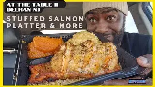 DELICIOUS!!!! Stuffed Salmon Platter  and more  