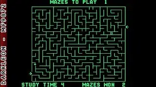 The Amazing Maze &copy; 1976 Midway - Arcade Gameplay