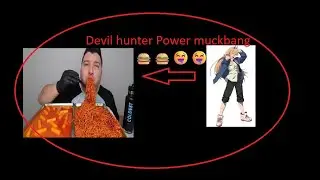 Male  Power muckbang | Roblox Devil hunter