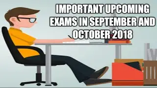 IMPORTANT UPCOMING EXAMS LIKE SSC UGC KVS GATE ETC IN SEPTEMBER AND OCTOBER 2018
