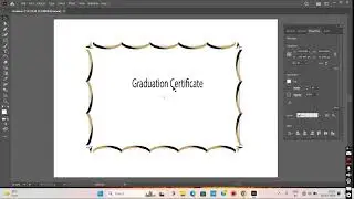 How to Create Pre-School Certificate | Professional Certificate | Simple certificate in illustrator
