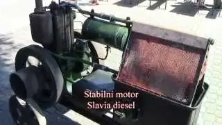 Stabilní motor Slavia diesel