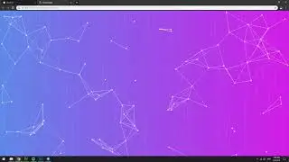 Playing around with JS and HTML canvas // Abstract particle generator